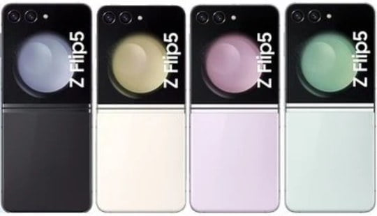 Samsung Galaxy Z Flip 5 colors