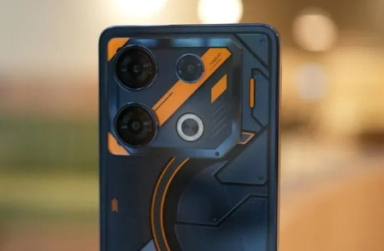 The back of the Infinix GT 10 Pro 5G phone