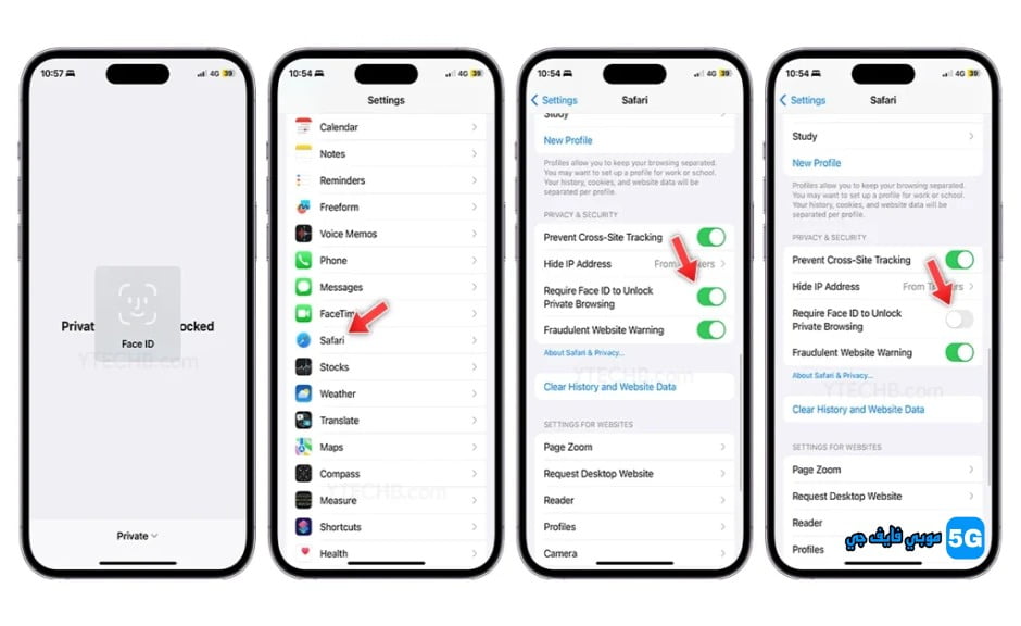 How to disable Face ID Authentication for Private Browsing in Safari 1024x576 1